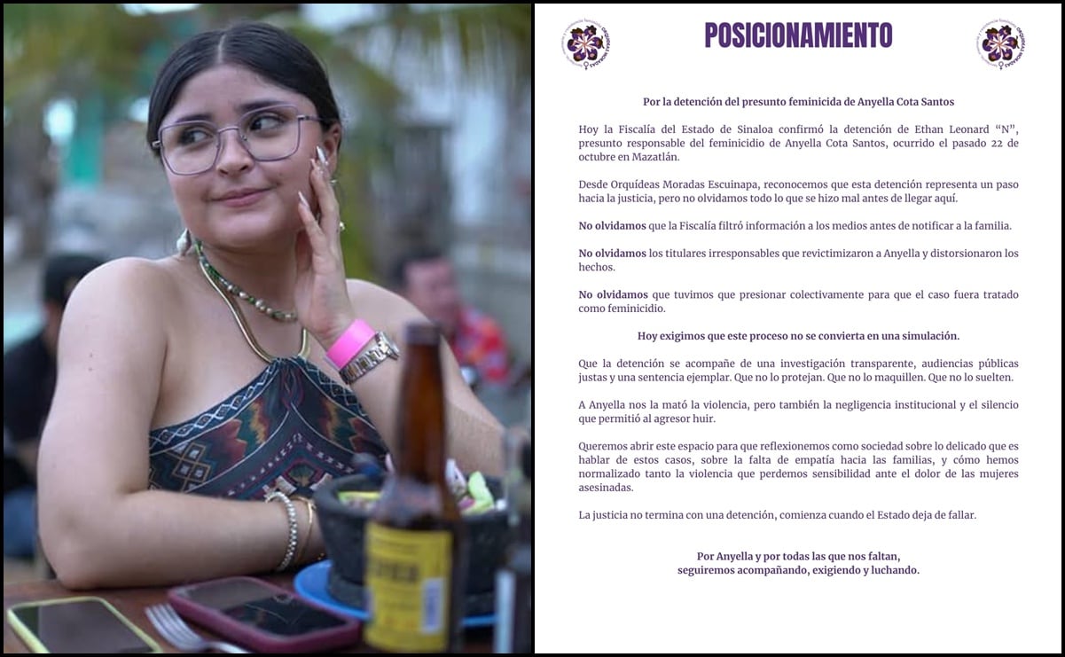 Colectivo pide que proceso judicial contra presunto feminicida de la maestra Anyella no se convierta en una simulación  