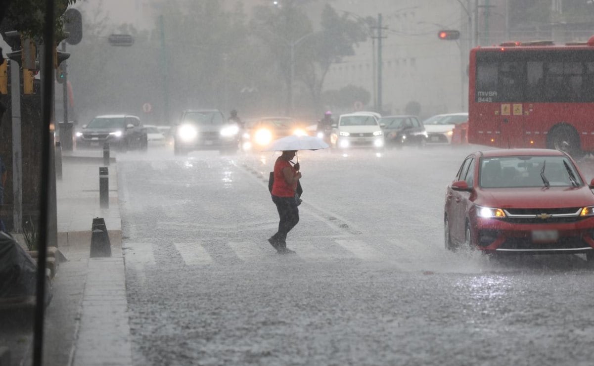 Clima CDMX: Domingo de lluvias, descargas eléctricas y caída de granizo hoy, 15 de junio
