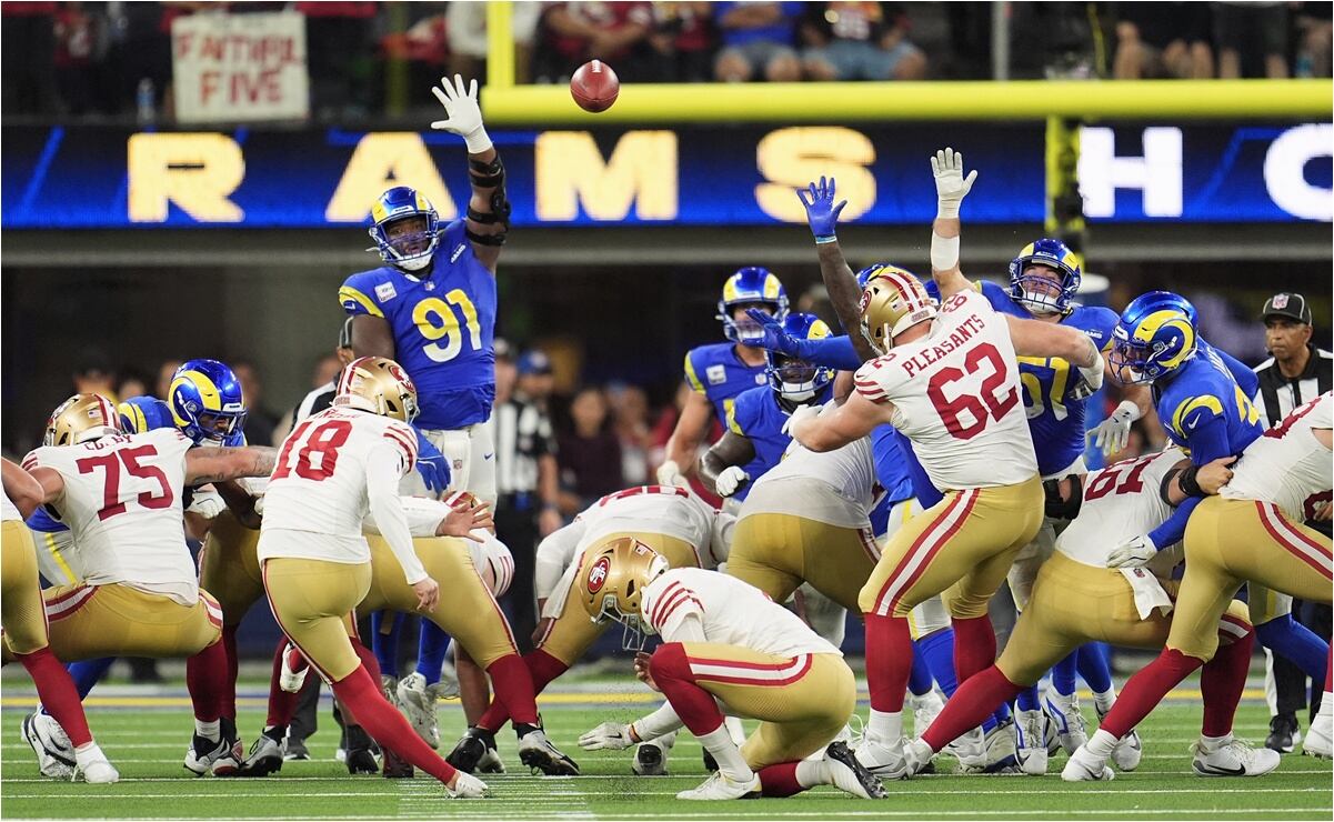 NFL: Unos 49ers plagados de lesiones superan a Rams en tiempo extra