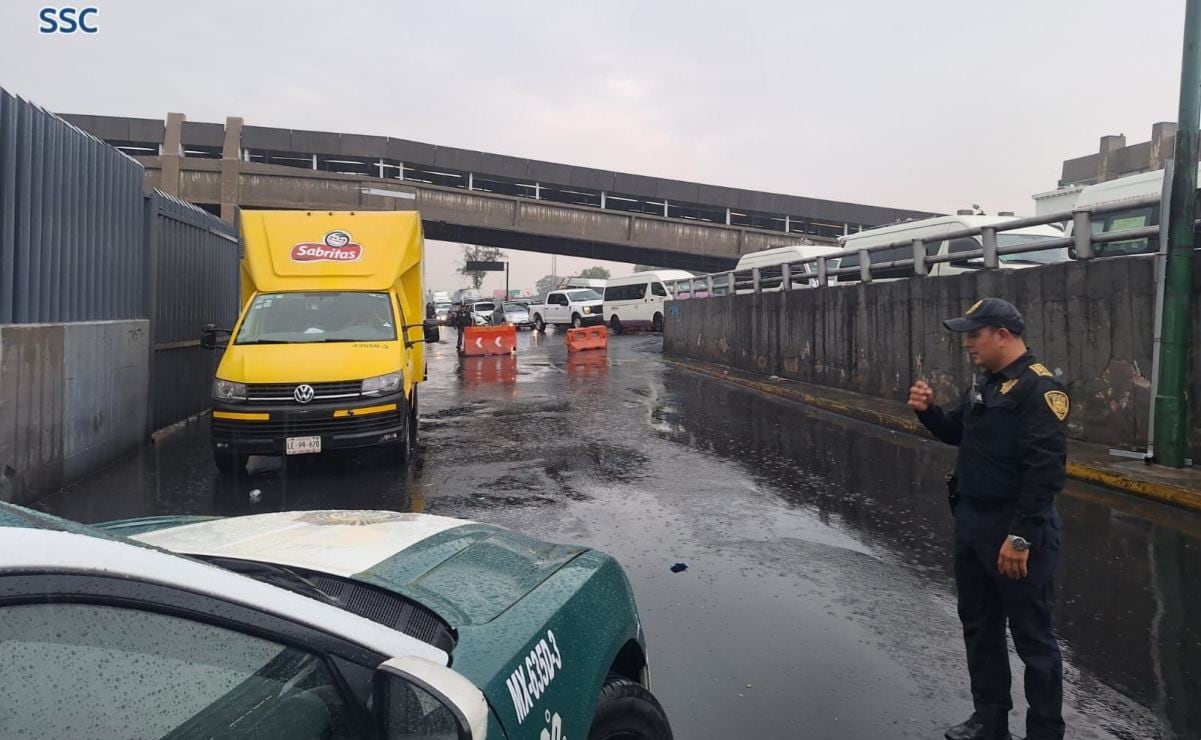 Lluvias intensas dejan 12 encharcamientos; activan plan Tlaloque en tres alcaldías
