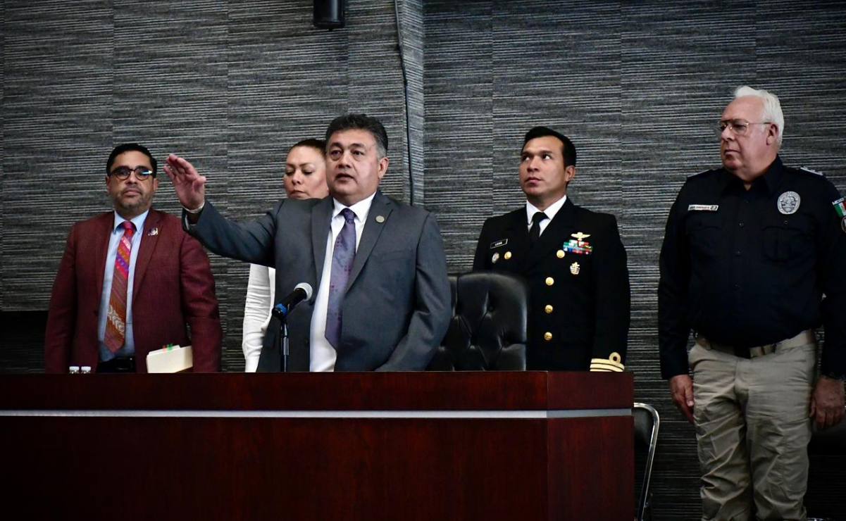 Tras escala, avión que traslada a Hernán Bermúdez despega de Chiapas para aterrizar en Toluca