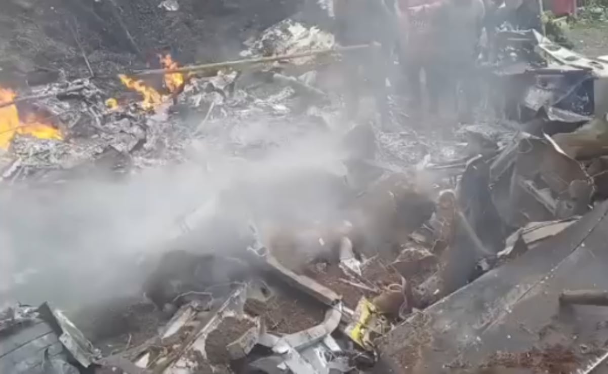 Hombre cae a barranco en Sierra de Tamaulipas; lo rescatan con ayuda de helicóptero