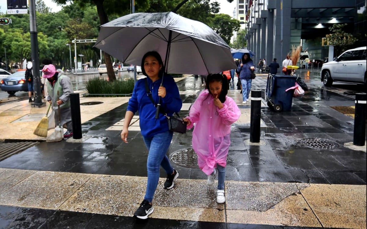 Fuertes lluvias afectan a 16 alcaldías con 47 encharcamientos y 21 árboles caídos