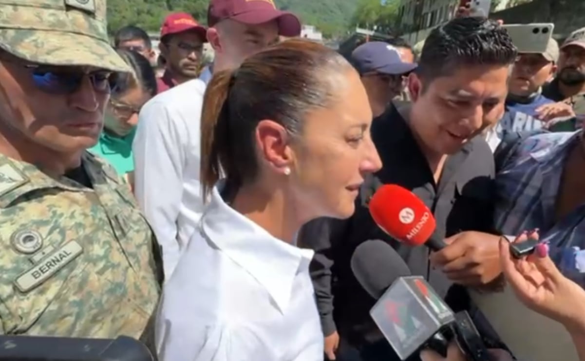 Yulay documenta zona de desastre en Poza Rica tras desbordamiento del Río Cazones