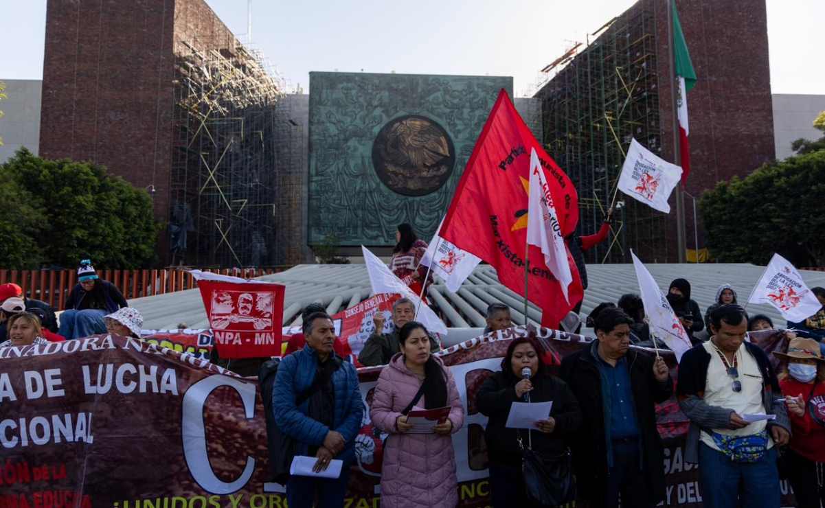 CNTE amaga con entorpecer el Mundial 2026; maestros piden escuchar sus demandas