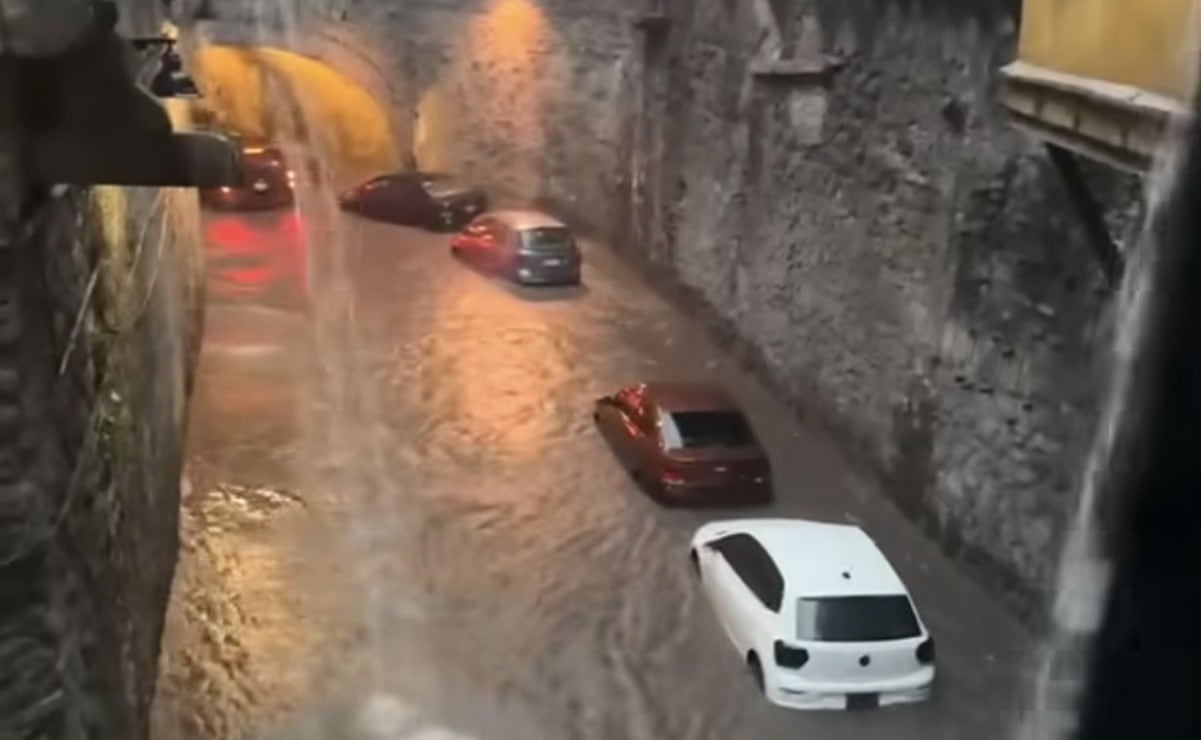 Fuerte lluvia y caída de granizo soprende a capitalinos; activan alerta amarilla por fuertes vientos 