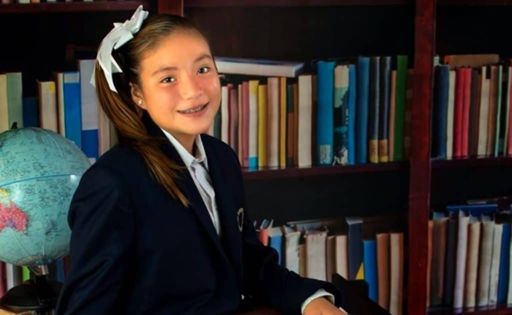 Ella es Michelle, la niña genio que estudiará Medicina a los 9 años