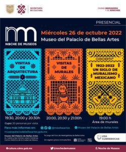 Noche de museos día de muertos