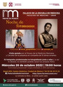 Noche de museos día de muertos