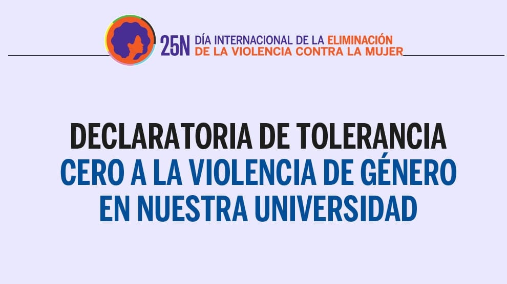 Declaratoria cero tolerancias hacia la violencia contra las mujeres