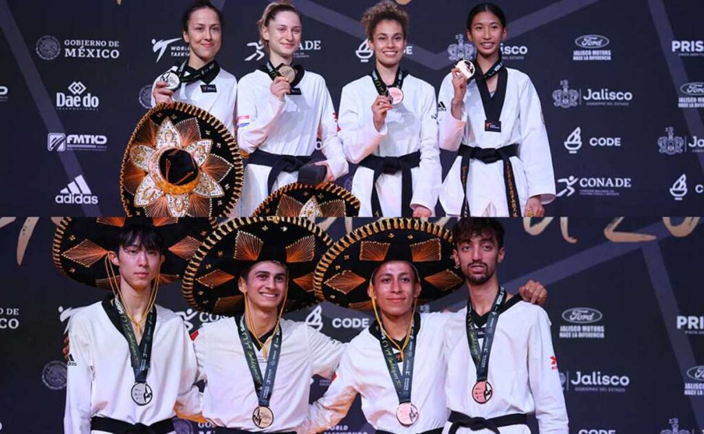 Leones Anáhuac, campeones del Mundial de Taekwondo Guadalajara