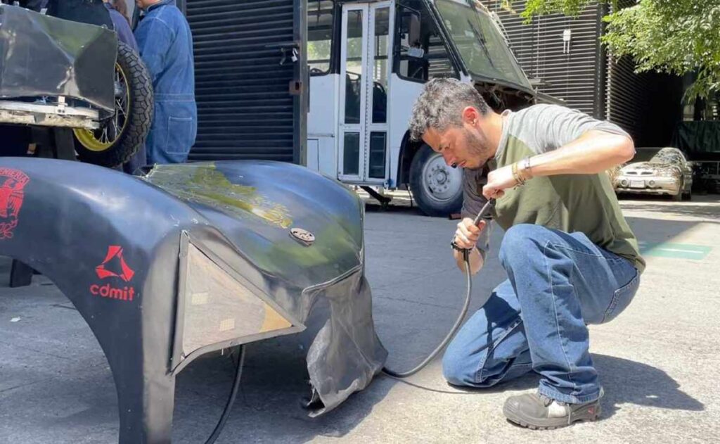 Así es el vehículo electrico de la UNAM