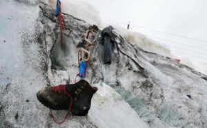 Deshielo de un glaciar en Suiza deja al descubierto a un montañero desaparecido desde 1986
