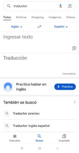 Google aprender inglés