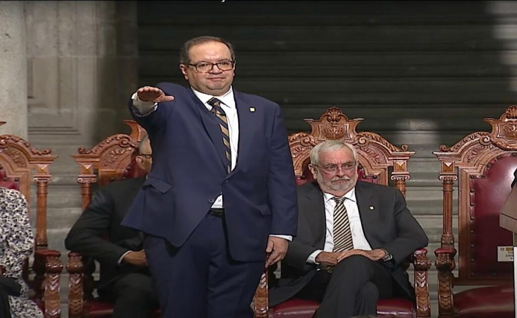 Leonardo Lomelí toma protesta como nuevo rector de la UNAM