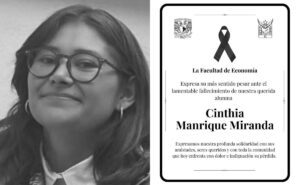 Localizan sin vida a estudiante de la UNAM; Facultad de Economía se pronuncia 
