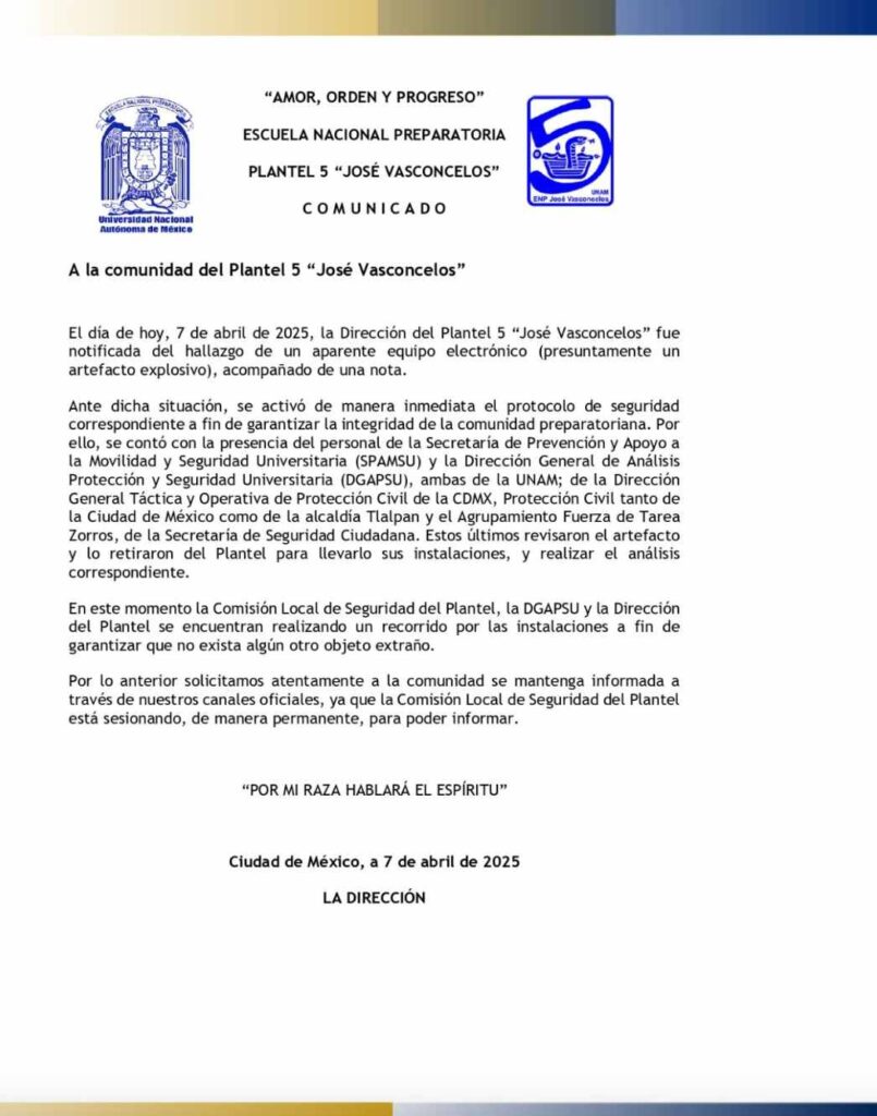 Comunicado 