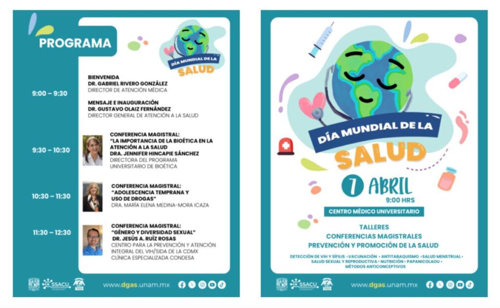 Programa UNAM. Día Mundial de la Salud 
