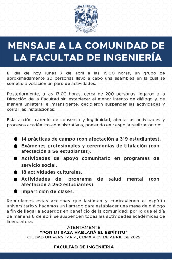 Facultad de Ingeniería