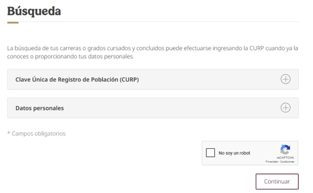 trámite de la cédula profesional 