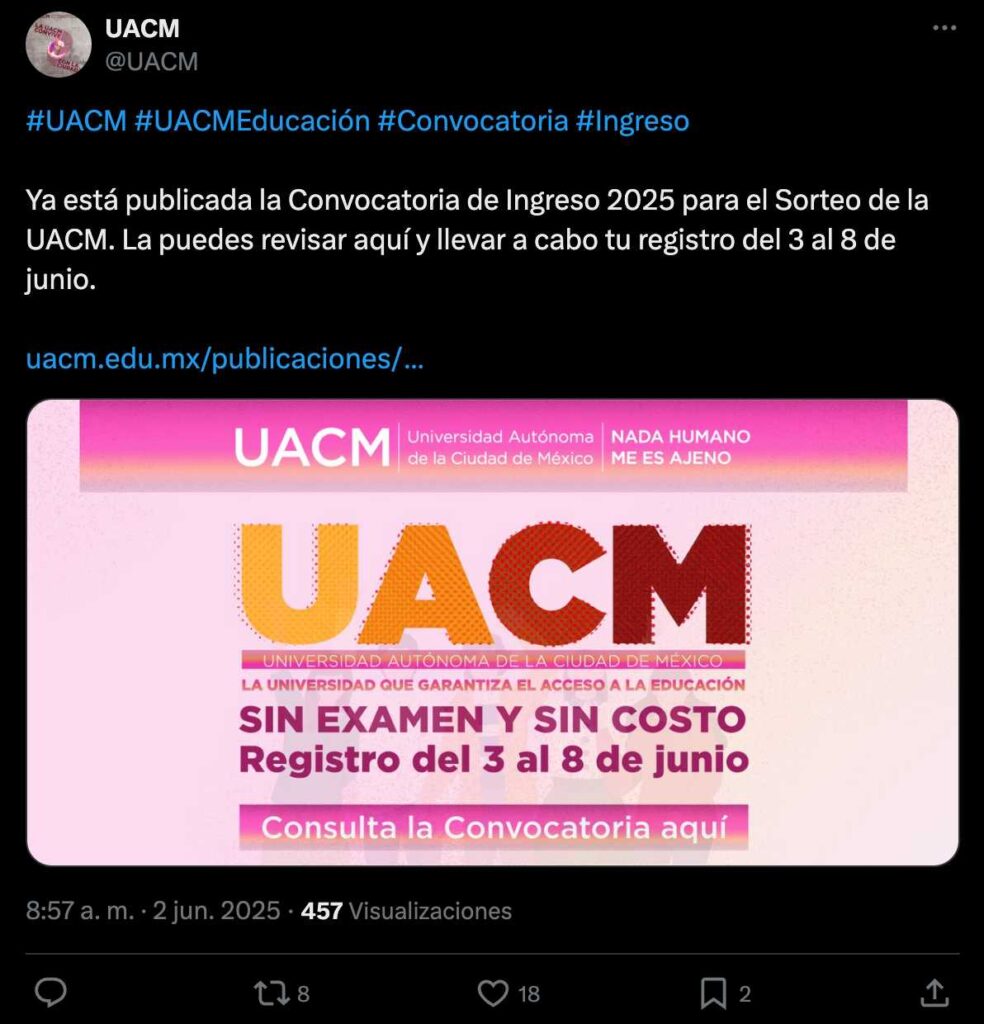 Tuit UACM 