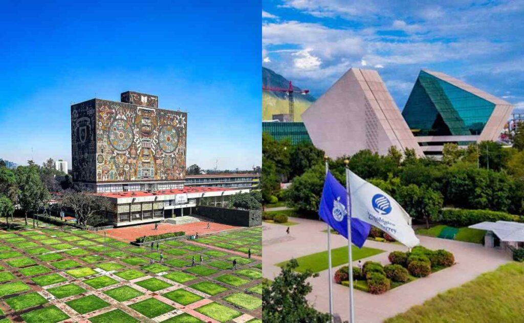 Estas son las mejores universidades públicas y privadas de México