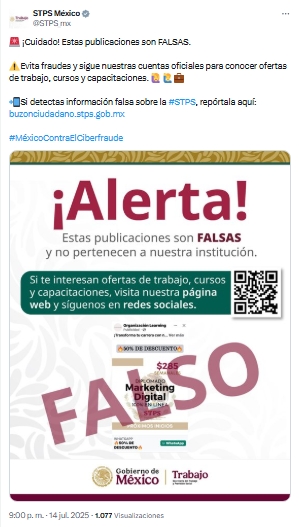 falsa convocatoria