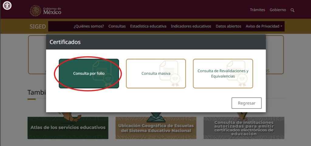 SEP descargar certificado educación media superior