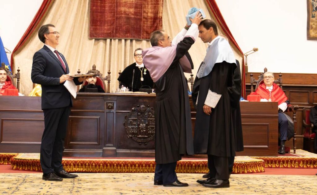 Universidad de Salamanca entrega honoris causa a Rafael Nadal
