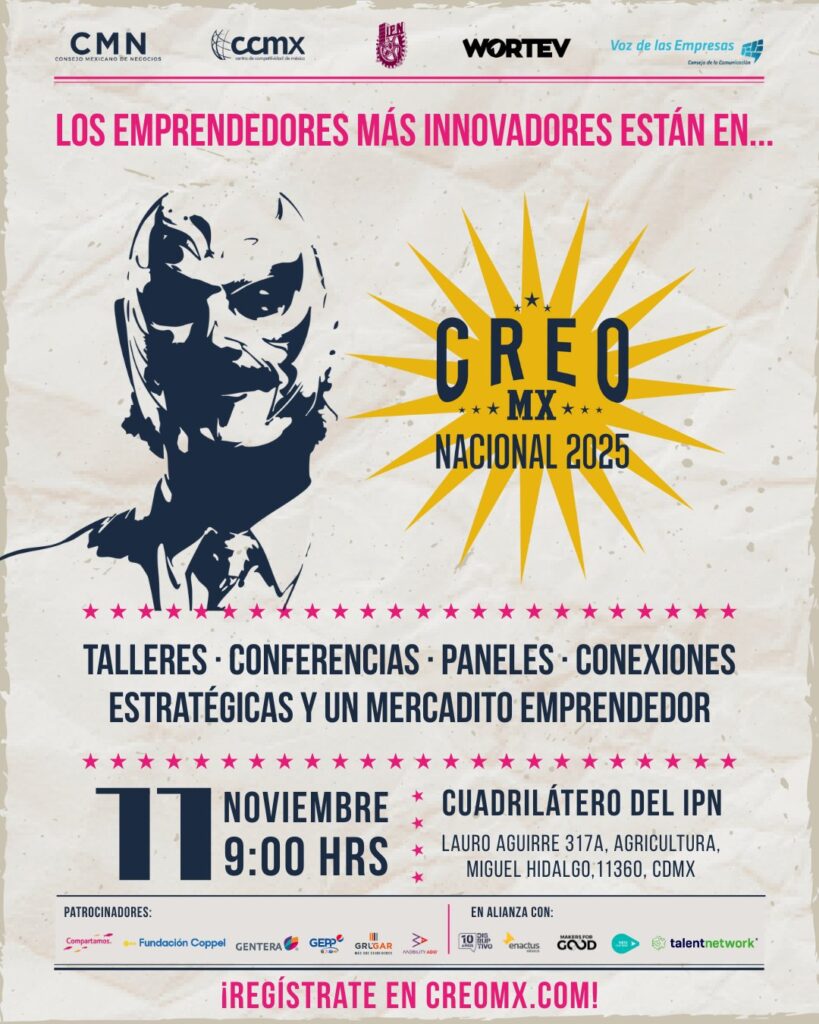 ¿Quieres emprender? Lánzate a CREOMX: así puedes inscribirte