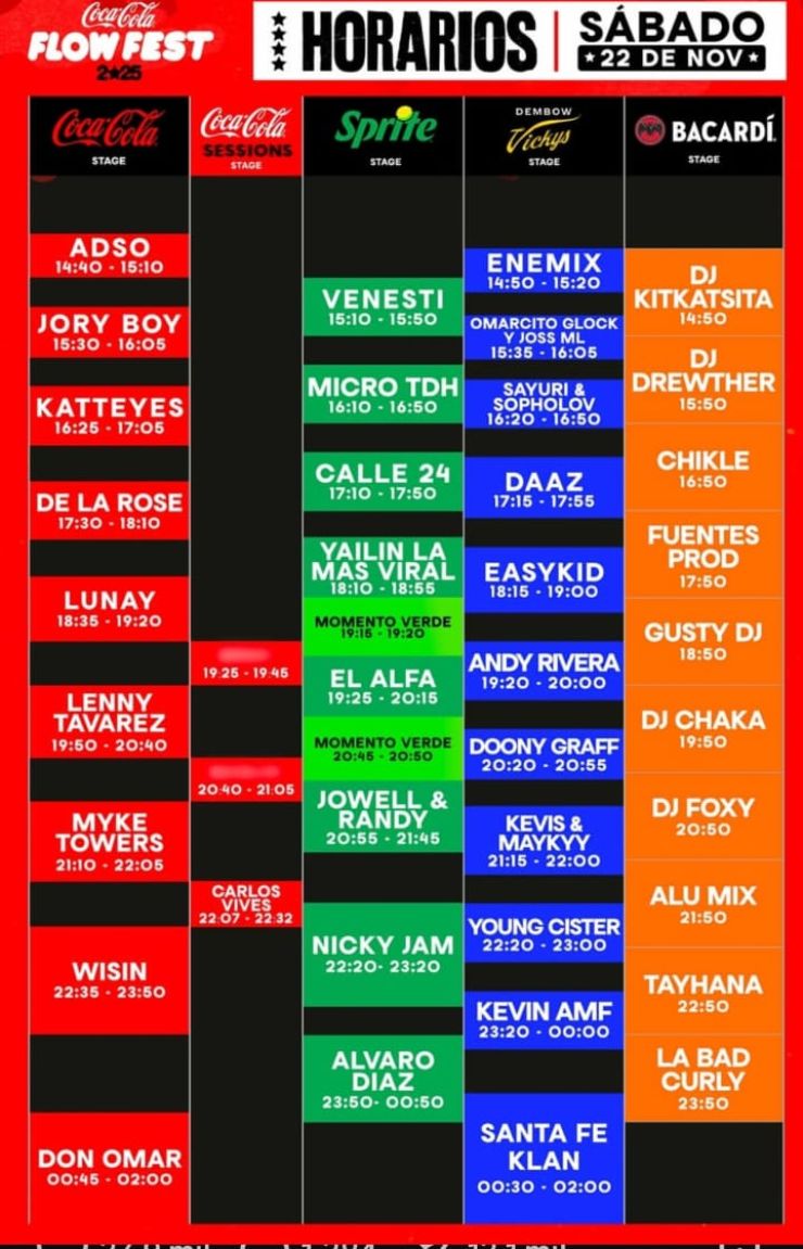 flow-fest-2025-horarios-rutas-y-cartel-por-dia