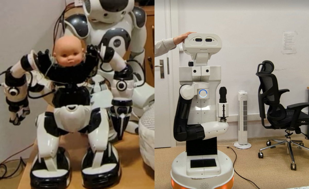 ¿Qué pasa cuando robots entran a una sala? Así se estudia en Polonia.