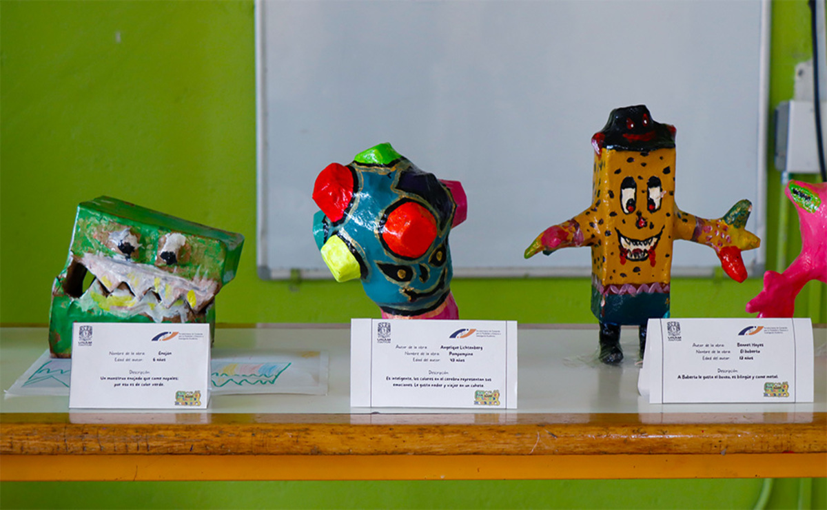 Alumnos de la FES Cuautitlán llevaron a cabo el Taller de Monstruos para las infancias