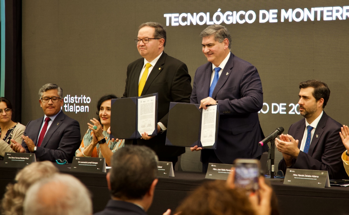 Las universidades colaborarán en el Distrito de Innovación Tlalpan para desarrollar soluciones en salud, educación y desarrollo urbano. Foto: Tec de Monterrey