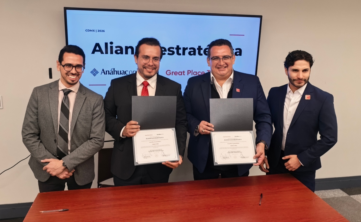 Anáhuac Online y Great Place to Work presentan máster en Recursos Humanos. Foto: Especial 