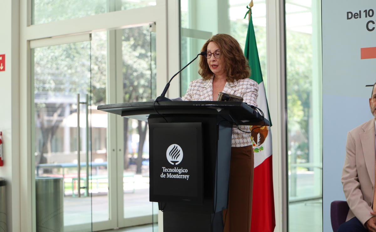 Para Carmen Junco, presidenta de la FIL Monterrey, esta edición representa una nueva etapa para la feria. Foto: Tec de Monterrey