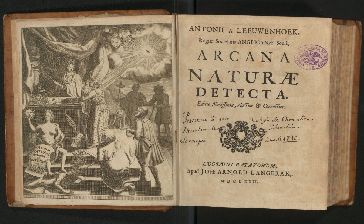 Descubren en México libro del siglo XVIII que impulsó la microscopía. Foto: BNM
