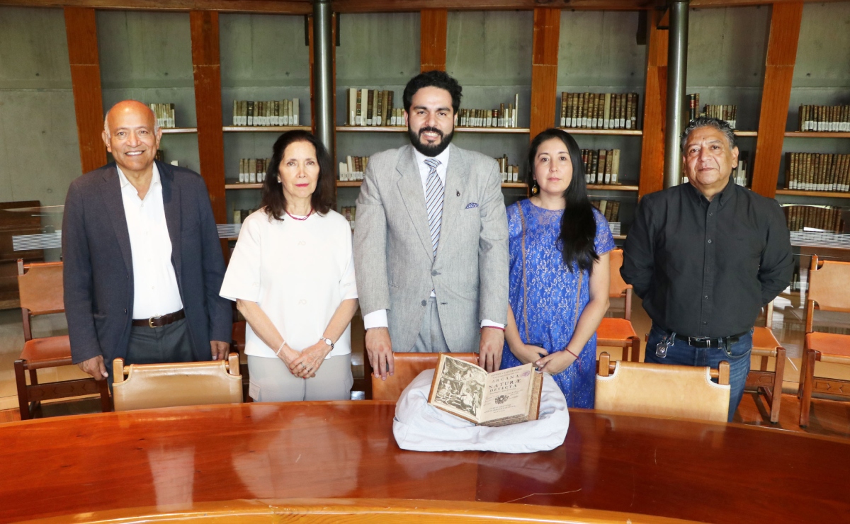 El hallazgo fue realizado por integrantes de la Cátedra UNESCO de Diplomacia y Patrimonio de la Ciencia e investigadores y técnicos académicos de la BNM. Foto: BNM