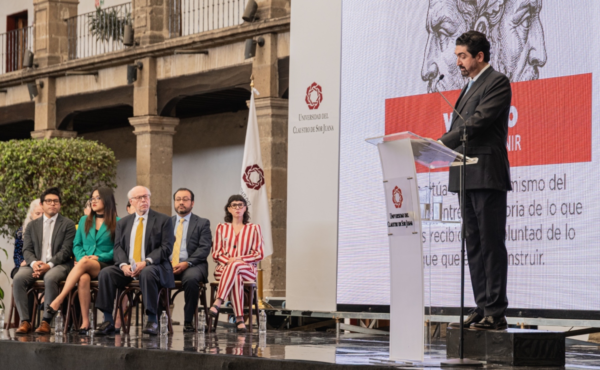 Rector de El Claustro traza su rumbo tras dos años de gestión. Foto: UCSJ 