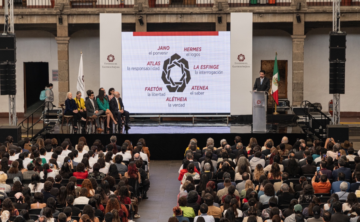 El primer informe del rector de la UCSJ destaca resultados en cultura, academia, investigación y vinculación internacional. Foto: UCSJ