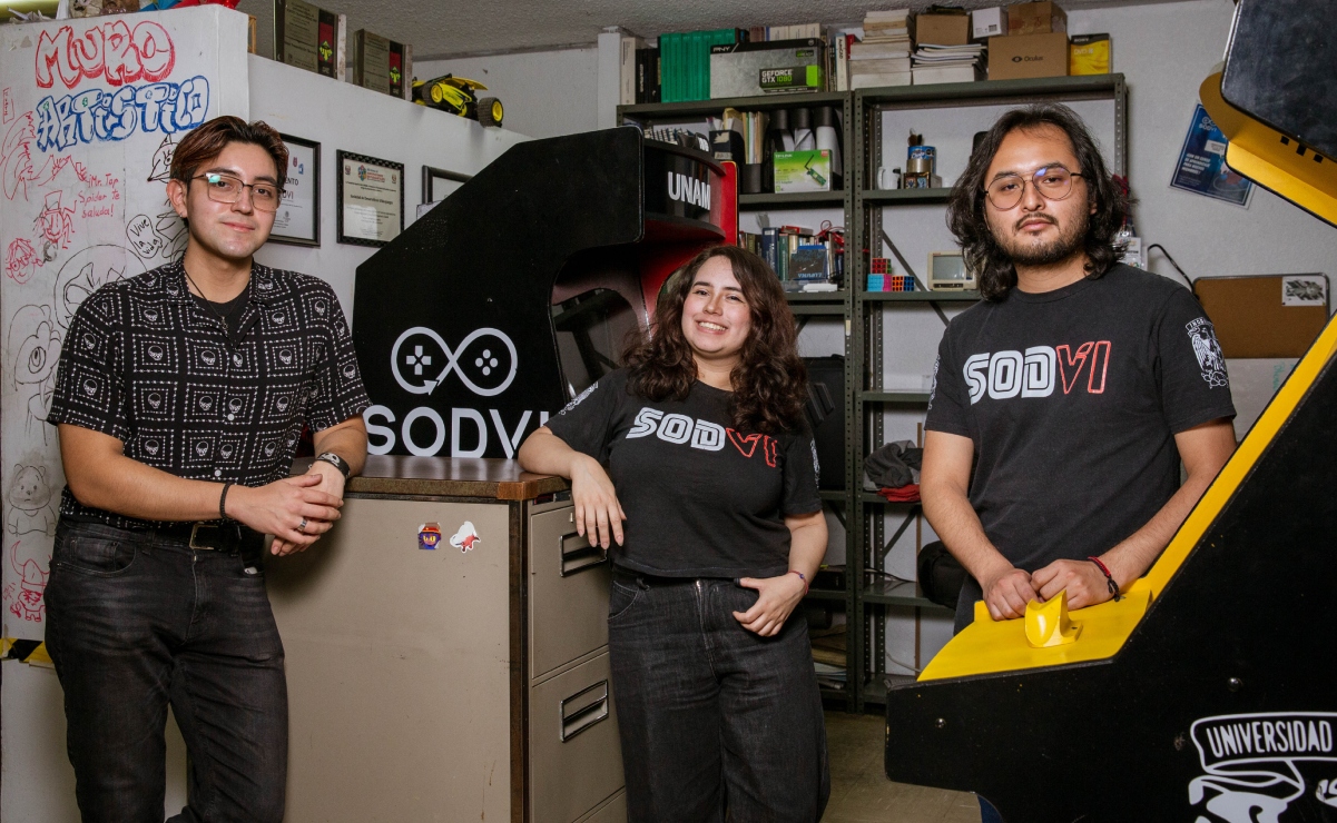 Estudiantes de la UNAM crean videojuegos con sello mexicano. Foto: Edgar Silva Fuentes
